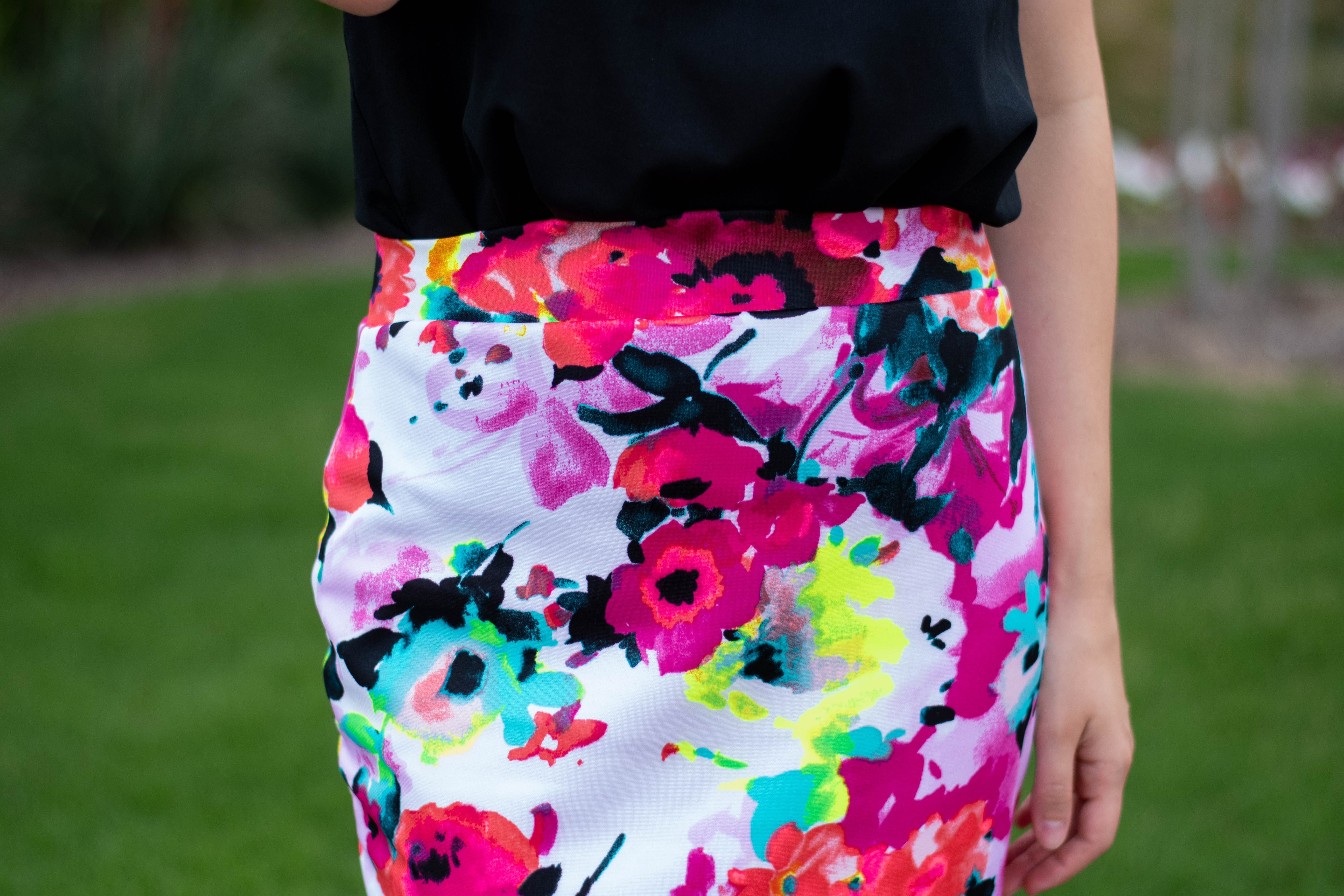 sewing the Pirate Pencil Skirt