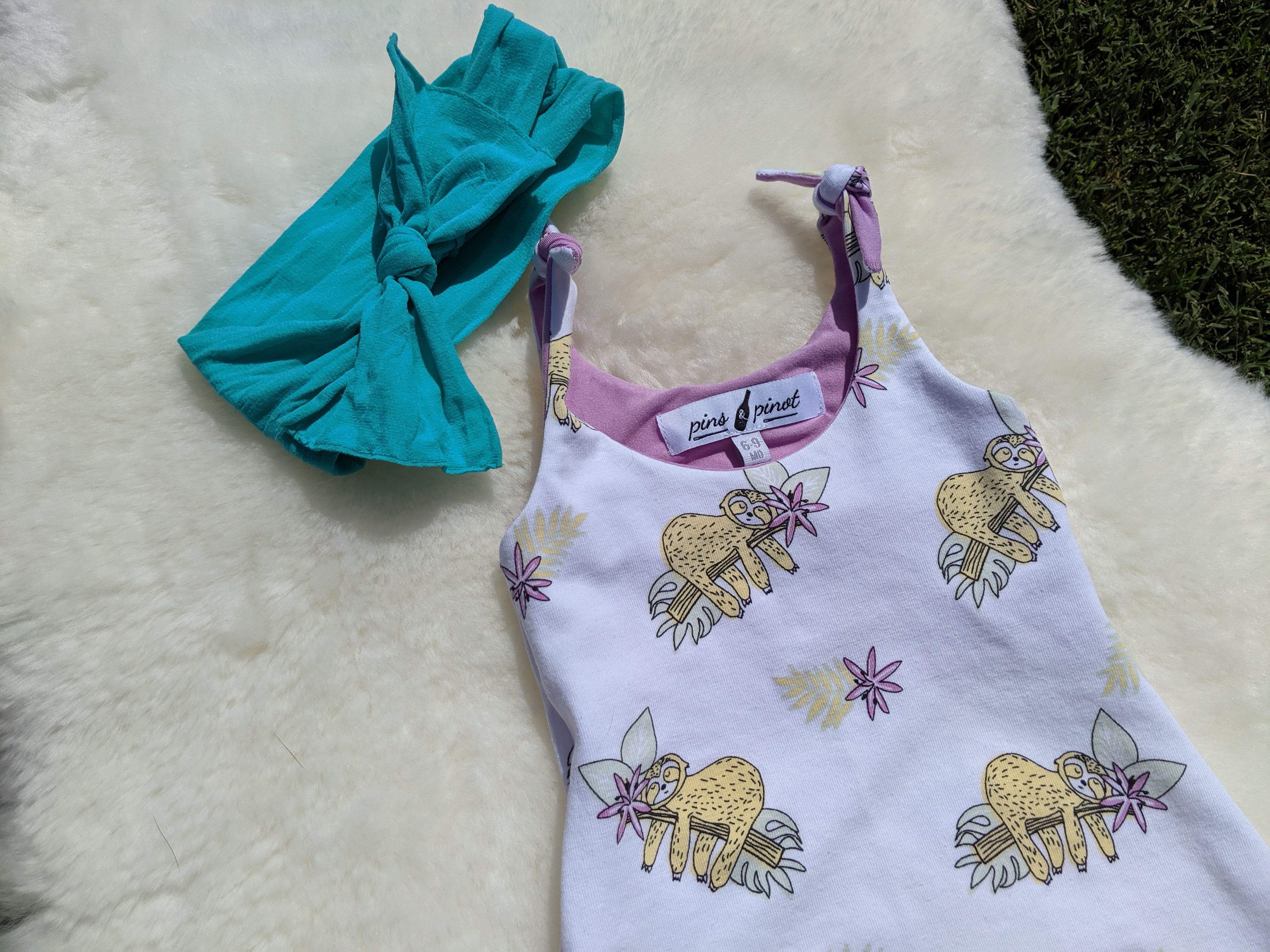 sewing a grow with me romper