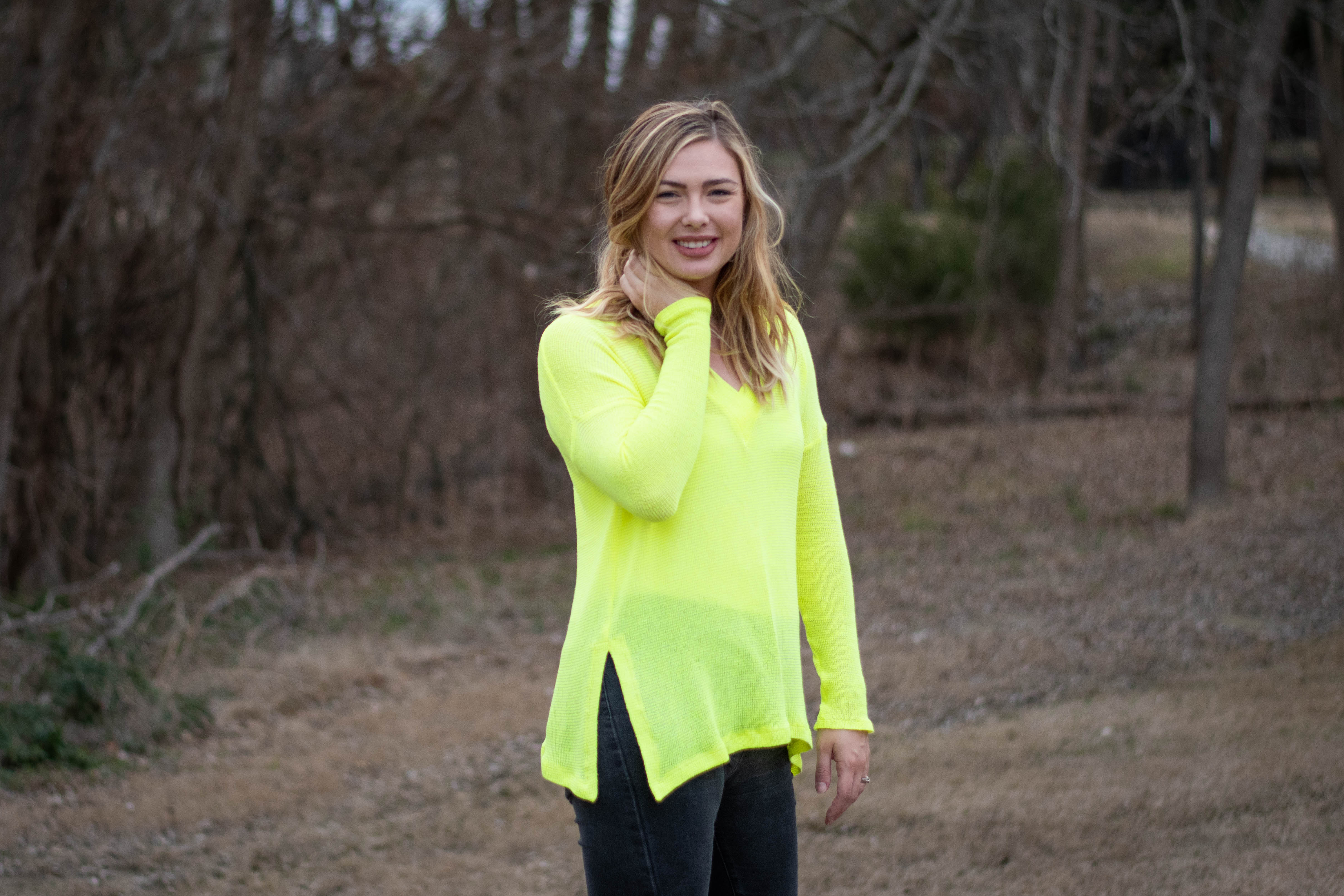 sewing the Neon Tabor Sweater
